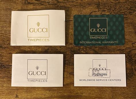 gucci warranty card|does gucci do free repairs.